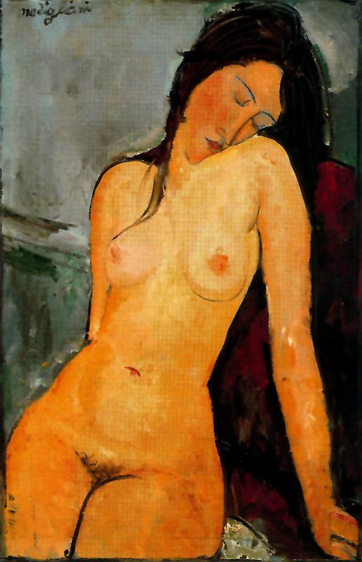 Female nude - Amedeo Modigliani Paintings